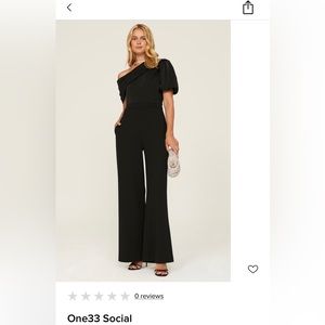 One33 Social One Shoulder Jumpsuit